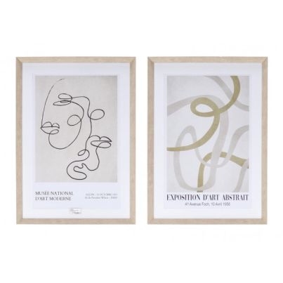 SET2 SHERLEY PAINTING W-FRAME 50X70