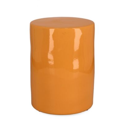 SFINGE CYL ORANGE STOOL H45