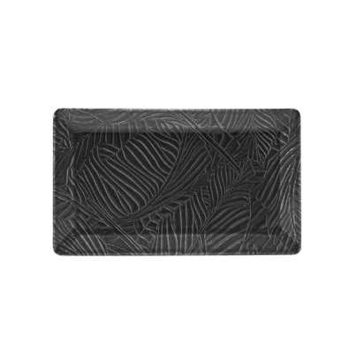 Правоъгълна чиния SATURNIA Breath, 29x17,5 см, черна