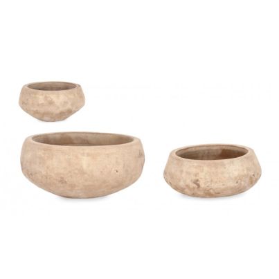 SET3 MINH BOWL BURNIS TERRAC VASE HOLDER