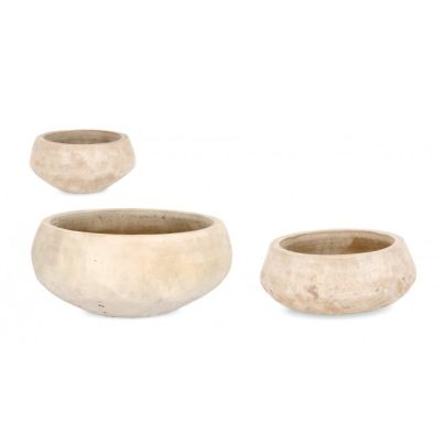 SET3 MINH BOWL LIGHT TERRACO VASE HOLDER