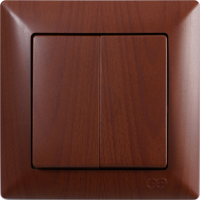 VISAGE 2-WAY SWITCH DARK MAHOGANY