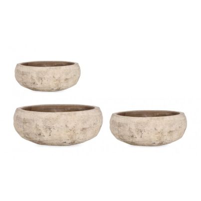 MINH SET3 RO BURN TERRACOTTA VASE HOLD.