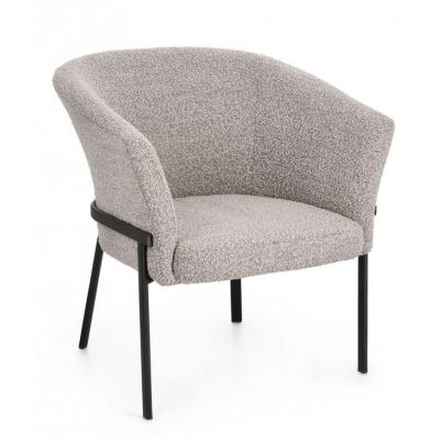 Chair with armrests Puka, Grey