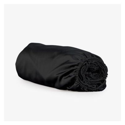 Чаршаф с ластик DILIOS, 100% Памучен сатен, 180/200/25, черно