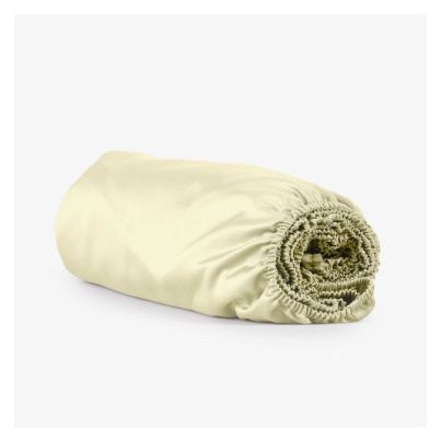 Чаршаф с ластик DILIOS, 100% Памучен сатен, 180/200/25, екрю