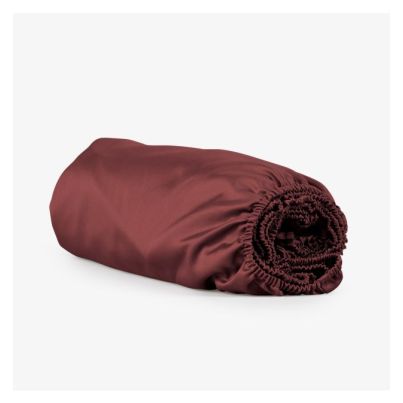 Чаршаф с ластик DILIOS, 100% Памучен сатен, 180/200/25, джинджър