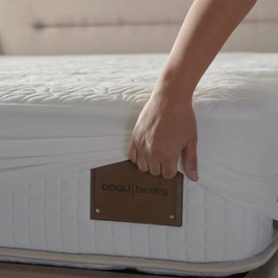 Waterproof mattress protector ALOE VERA 160x200cm white