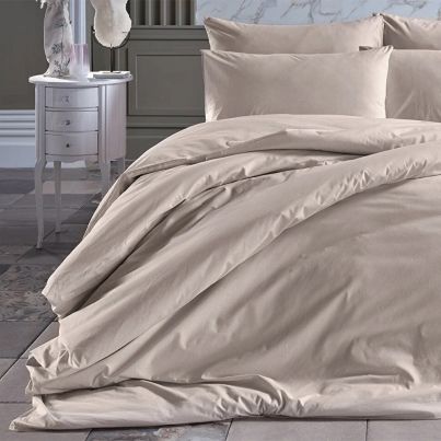 Single bedding set DREAMLIFE 3pcs beige