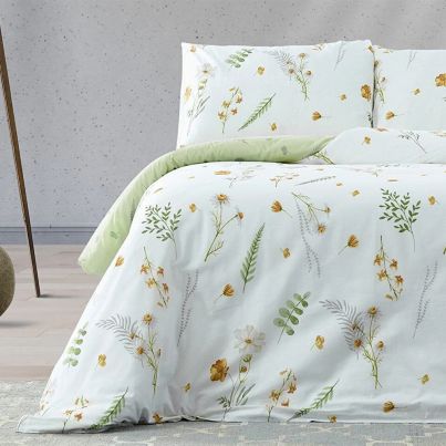 Double bedding set FESTIVAL GARDEN 4pcs green