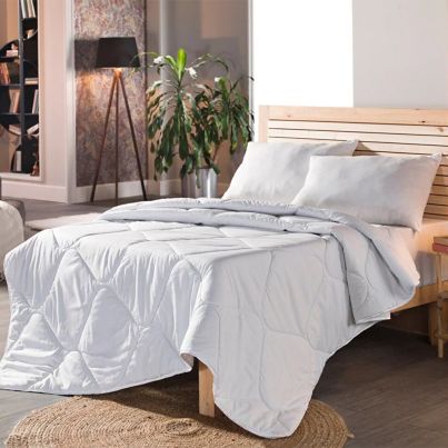 DOQU ЗАВИВКА FESTIVAL MICROFIBER 155X215 БЯЛA