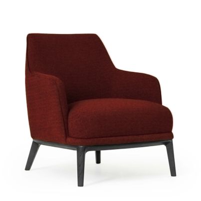 Wing chair ALBA red/MEGASOFT 101