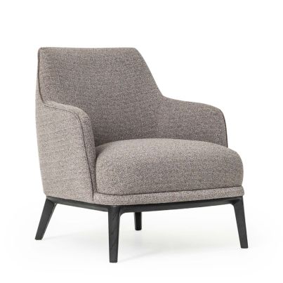 Wing chair ALBA grey/ALLIUM D 21556- 09