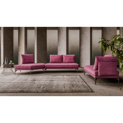 Modular sofa SAMOA ISLA with a bench ALESSIA