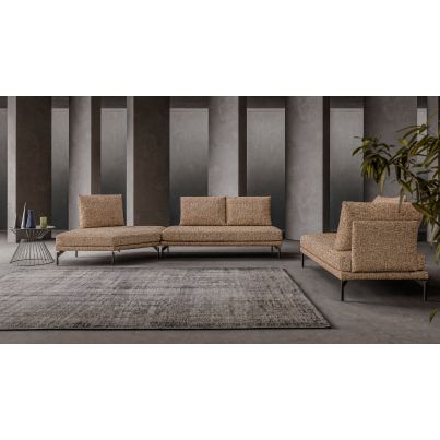 Modular sofa SAMOA ISLA with a bench JAZZ