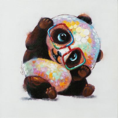 IMAGELAND АКРИЛНА КАРТИНА PANDA BABY POO