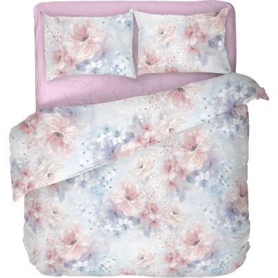 Двоен комплект спално бельо DILIOS Анабел, 4 части, лилав