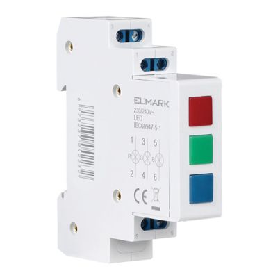 ECONOMIC ЛАМПА ЗА ШИНА ELD-RGB-DIN ЗЕЛ/ЧЕРВ/СИНЯ