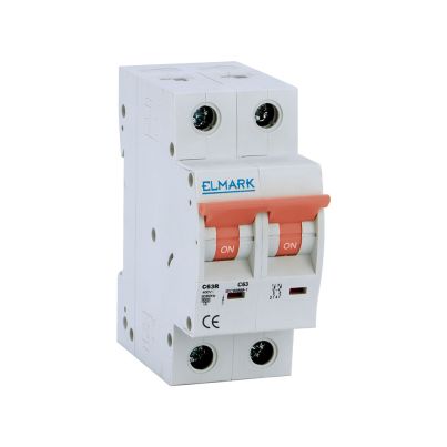 АВТОМАТИЧЕН ПРЕКЪCВАЧ MCB C62R 50A 2P 6kA КРИВА C