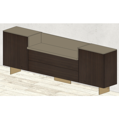 Модулна ТВ композиция SL4256