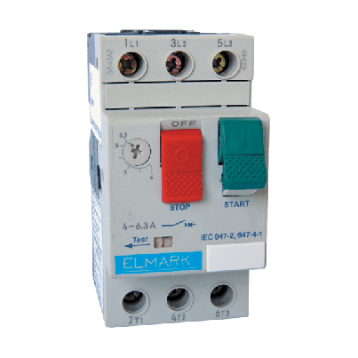 Thermomagnetic circuit breaker TM2-E02 0.16-0.25A