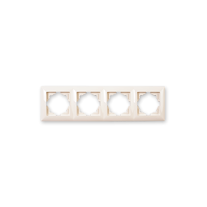 VISAGE Four-Gang Horizontal Frame Cream