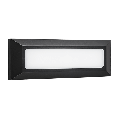 GRF308 LED ФАСАДЕН ОСВЕТИТЕЛ 4W 4000K IP65 ЧЕРЕН