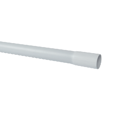 Halogen Free PVC RIGID conduit EC D32- 3M Halogen free technopolymer Gray RAL7035 LSZH cable conduit, with sleeve 3000 length