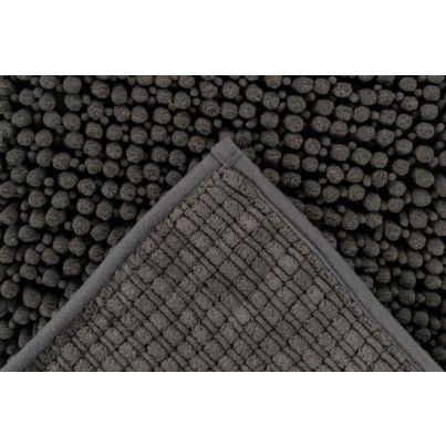 Постелка за баня LALEE Fluffy 700, 67x110 см, графит