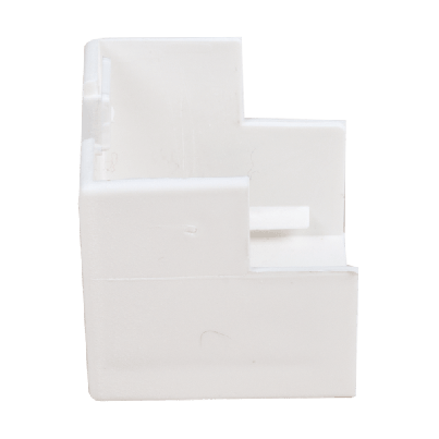 Cable support systems 100x40 Non- flammable plastic White CT2 Outside corner