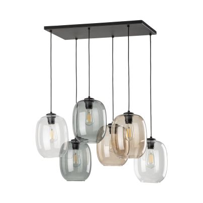 TK LIGHTING ПОЛИЛЕЙ ELIO 5974 6XE27 ЧЕРЕН