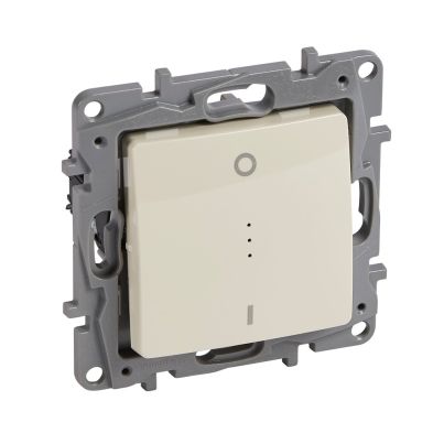 LEGRAND One butto double pole switch NILOE 10A ivory