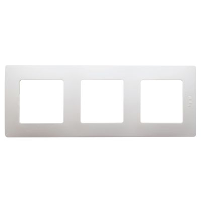LEGRAND Three gangs panel NILOE ivory