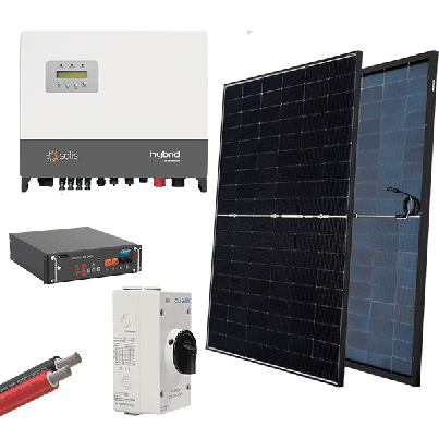 ХИБР. СИСТЕМА 3Р/6KW 430W ПАНЕЛИ С БАТЕРИЯ