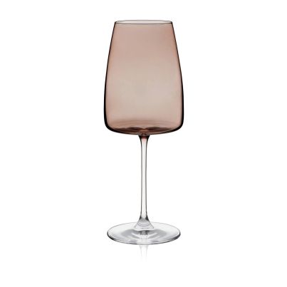 RONA Чаши за вино Deco fade amber 510мл 4бр