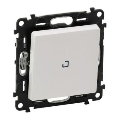 LEGRAND VALENA LIFE ONE BUTTON ONE WAY SWITCH WITH LIGHT WHITE