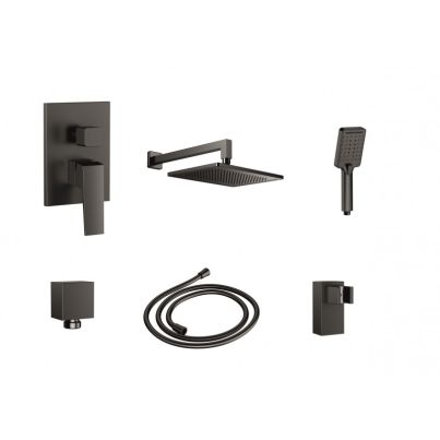 Душ система за вграждане RIHANNA, комплект, сива