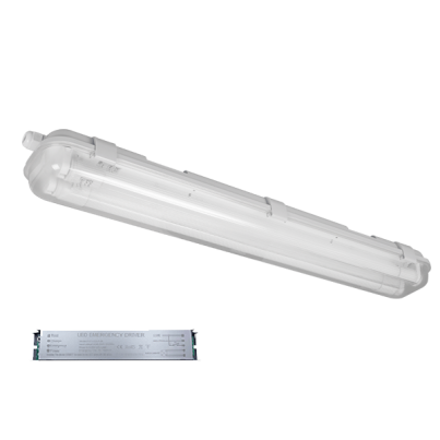 BELLA С LED ТРЪБИ T8 ELMARK 2X18W 6500K IP65+АВ