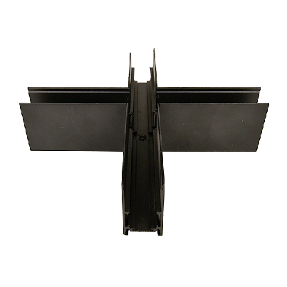 X-CONNECTOR FOR MAGNETIC TRACK RAIL SURFACE MOUNT
