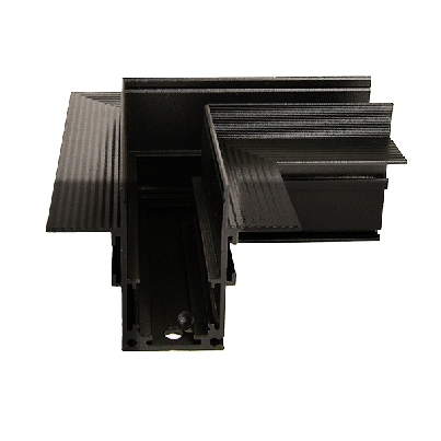 L-CONNECTOR FOR MAGNETIC TRACK RAIL MR2BM2
