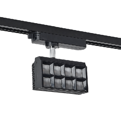 TRACK LIGHT PFLD 2-LINES 20W 30° 4000K BLACK