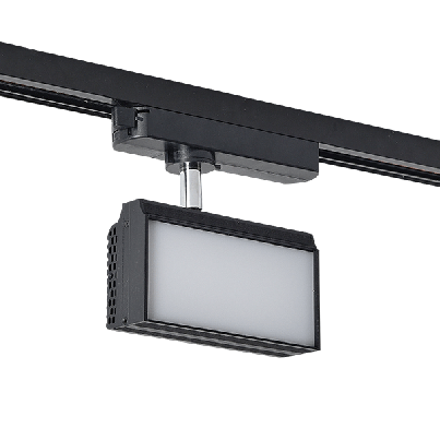 TRACK LIGHT PGNL 2-LINES 20W 120° 3000K BLACK