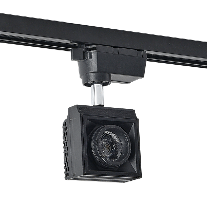 TRACK LIGHT SS 2-LINES 10W 24° 3000K BLACK