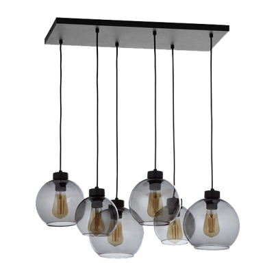 ALTHEA Chandelier 6xE27 black