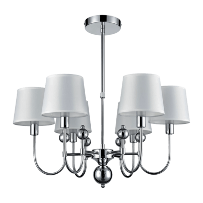 CARMEN Chandelier 6xE27 chrome
