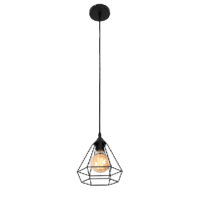 HEIDI PENDANT 1xE27 BLACK