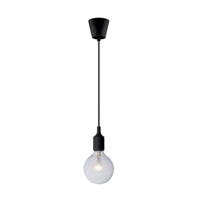SAILOR-16 PENDANT SILICONE 1xE27 BLACK