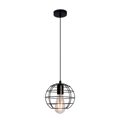 TARA PENDANT 1XE27 BLACK