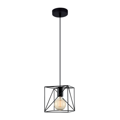 TERI PENDANT 1XE27 BLACK