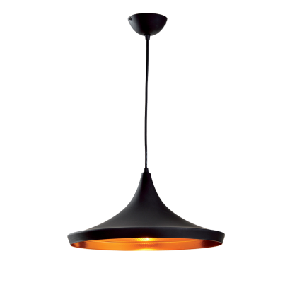 TIM-1B PENDANT 1xE27 D350mm BLACK/GOLD
